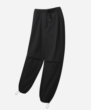 예일(YALE) [기모 안감][ONEMILE WEAR] WARM UP WIDE FIELD PANTS BLACK 상품 이미지