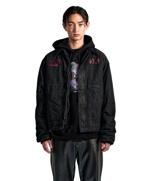 SUNDAY DENIM JACKET BLACK