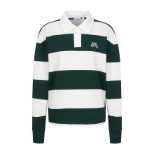 Block Stripe Polo Shirts_D/Khaki