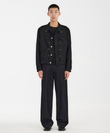 Wide Trousers - Black