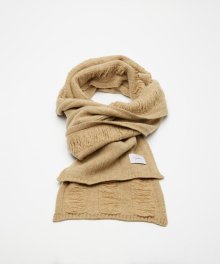 Tassel Long Muffler - Mustard