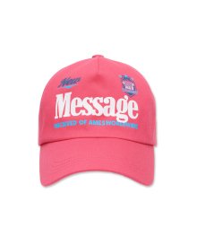 MESSAGE BALL CAP PINK (AM2DFUAB23A)