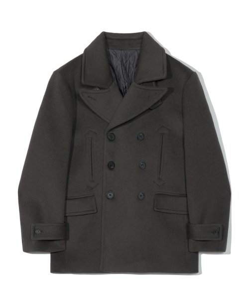 Charcoal 2024 grey peacoat