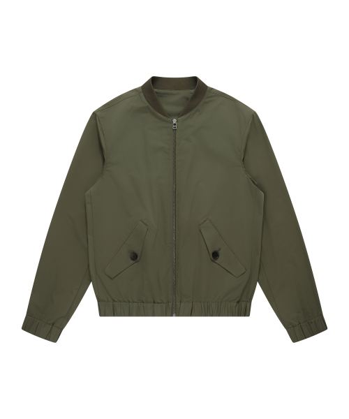 Минималистичный двухсторонний блузон_Khaki