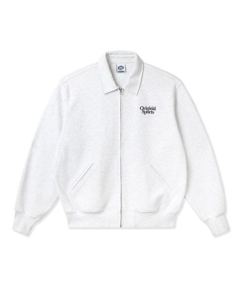 SWEAT ZIP-UP JACKET LTGY