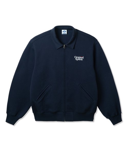 SWEAT ZIP-UP JACKET NAVY