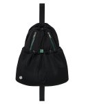 더 아이덴티티 프로젝트(THE IDENTITY PROJECT) Flower drawstring bag [black]