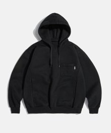 VTG 30s After-Hooded Sweatshirt Black