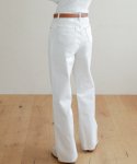 로시로우(LOSSYROW) Lossy  semi-wide denim pants_white