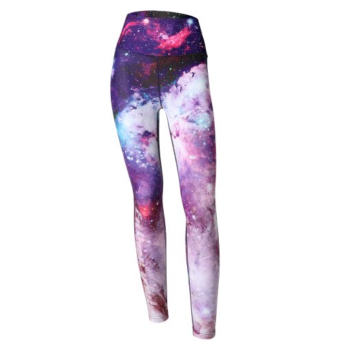 Йога-леггинсы INFINITE GALAXY (8-9/10 длина, средняя поддержка)