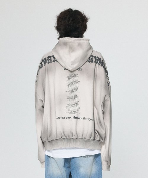 MUSINSA | SCHISM INDUCING TOUR HOODIE, DIRTY GRAY
