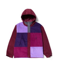 CONTRAST CORD MOUNTAIN JACKET [BERRY]