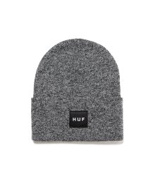 MELANGE BOX LOGO BEANIE [BLACK]