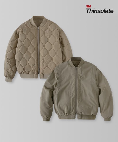 MUSINSA | LAFUDGESTORE [3M Thinsulate] Reversible MA-1 padded