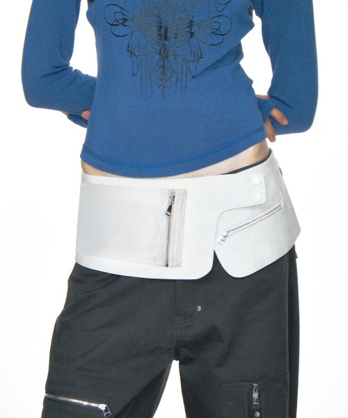 小物 PARTIMENTO WOMEN (Set) Belt MUSINSA | PARTIMENTO WOMEN Leather Layered Belt_Beige