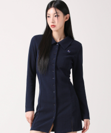 Pia Long Sleeve Onepiece NAVY