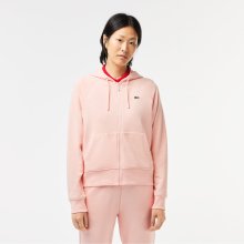 여성 베이직 후드 집업 스웨트 셔츠 [핑크]