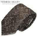 토마스 베일리(THOMAS VAILEY) 패션넥타이-클로 브라운 7cm