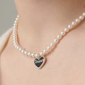 유니제이(UNI.J) Love Letter Pearl Silver Necklace In492 [Silver]