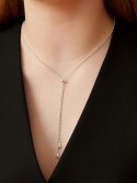 유니제이(UNI.J) Silky Tie Silver Necklace In474 [Silver]