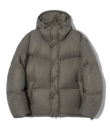 QUILTED HOOD SHORT DOWN PADDING (BROWN) [LRSWCUW913M]