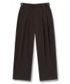 wide chino pants (brown)