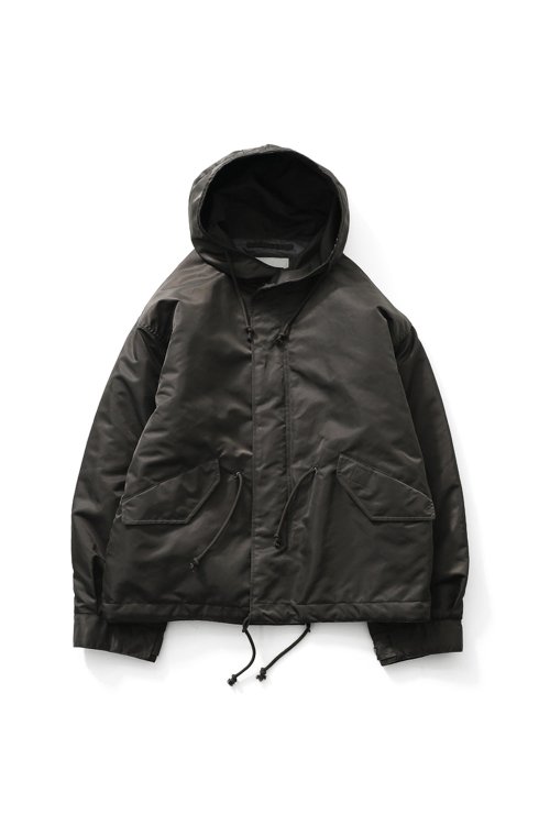 Atomic Nylon Hoodie Parka Khaki Brown