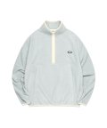 ADVERTYPE BLOCKED FLEECE ZIP SWEATSHIRT light heather gray