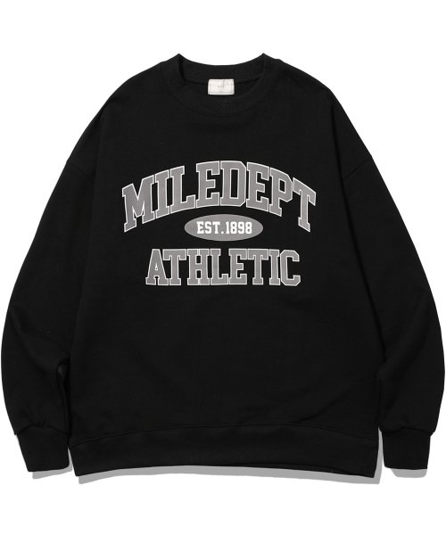 MILE DEPT SWEAT MTM [BLACK]