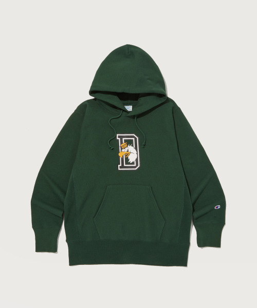 Reverse Weave синяя бирка флисовый графический худи Normal Green