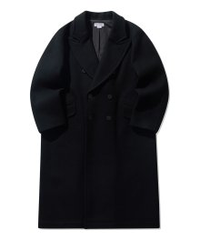 DOUBLE BREASTED COAT BLACK