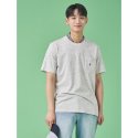 빈폴 멘(BEANPOLE MEN) [Green] [BCycle] 포켓 라운드 티셔츠  라이트 그레이 (BC3342N172)