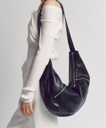 애플 슬링백 apple sling bag L nappa black