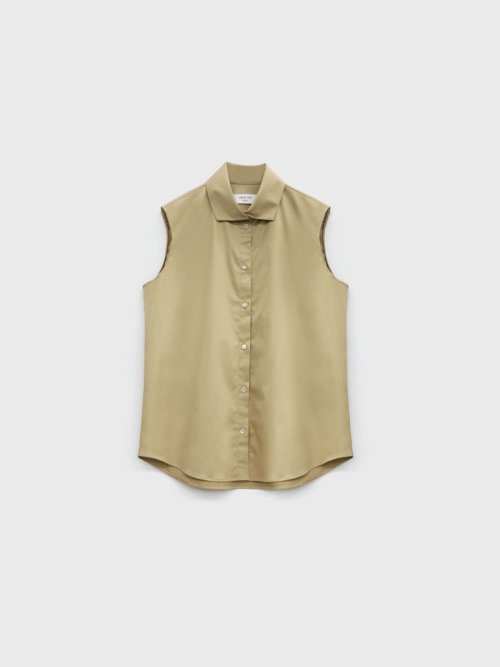 Collared deals sleeveless shirt