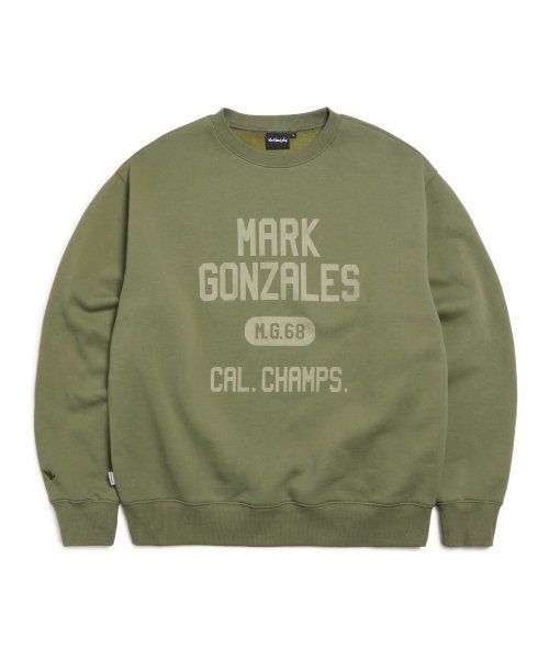 スウェット・トレーナー Mark Gonzales MG UNIVERSITY GRAPHIC SWEATSHIRT 마크곤잘레스(MARK GONZALES) MG UNIVERSITY GRAPHIC SWEATSHIRT