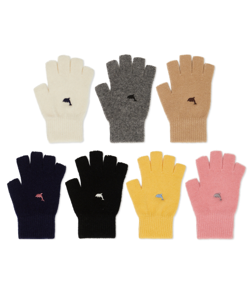 와이케이() 돌핀 자수 핑거리스 울 장갑 7 COLOR 상품 이미지