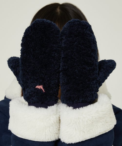 와이케이() 돌핀 플리스 장갑 네이비 상품 이미지