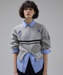 바이탈싸인(VITALSIGN) [LINE] Cut Out Line Knit Pullover (2colors)