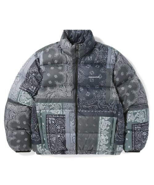 thisisneverthat ダウン　ジャケット　確実正規品　バンダナ柄 thisisneverthat - 美品【ディスイズネバーザット】ペイズリー