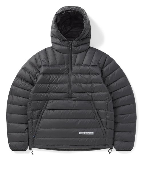 MUSINSA | ディスイズネバーザット PERTEX® Down Pullover Black