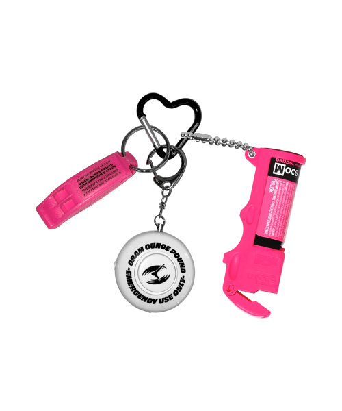 MUSINSA GRAM OUNCE POUND Self Defense Keychain with Mace® Brand