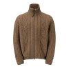 FISHERMAN CABLE WOOL KNIT ZIP UP_FKWAW23515BRX
