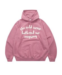 NEVER COLD HOODIE PINK