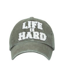 LIFE IS HARD PIGMENT CAP KHAKI (VH2DFUAB21A)