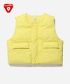 PHYPS® ACTIVE CROP LAYERED PUFFER VEST LIME