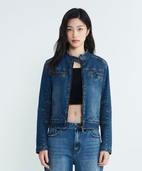 Байкерская куртка, Dark Indigo