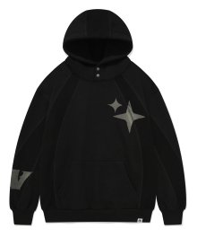 VSW Blocking Star Logo Hoodie Black