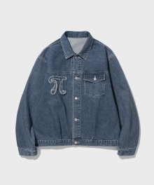 ST PATCH DENIM JACKET (FADED BLUE)