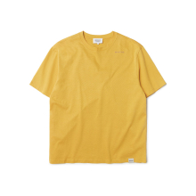 EMBROIDERY LOGO OVER FIT HALF SLEEVE T-SHIRT - MUSTARD (P233MTS220)