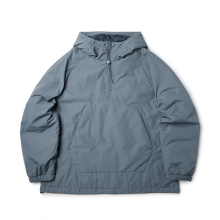 LIGHTWEIGHT HOOD PADDED ANORAK - CHARCOAL (P233MPD221)